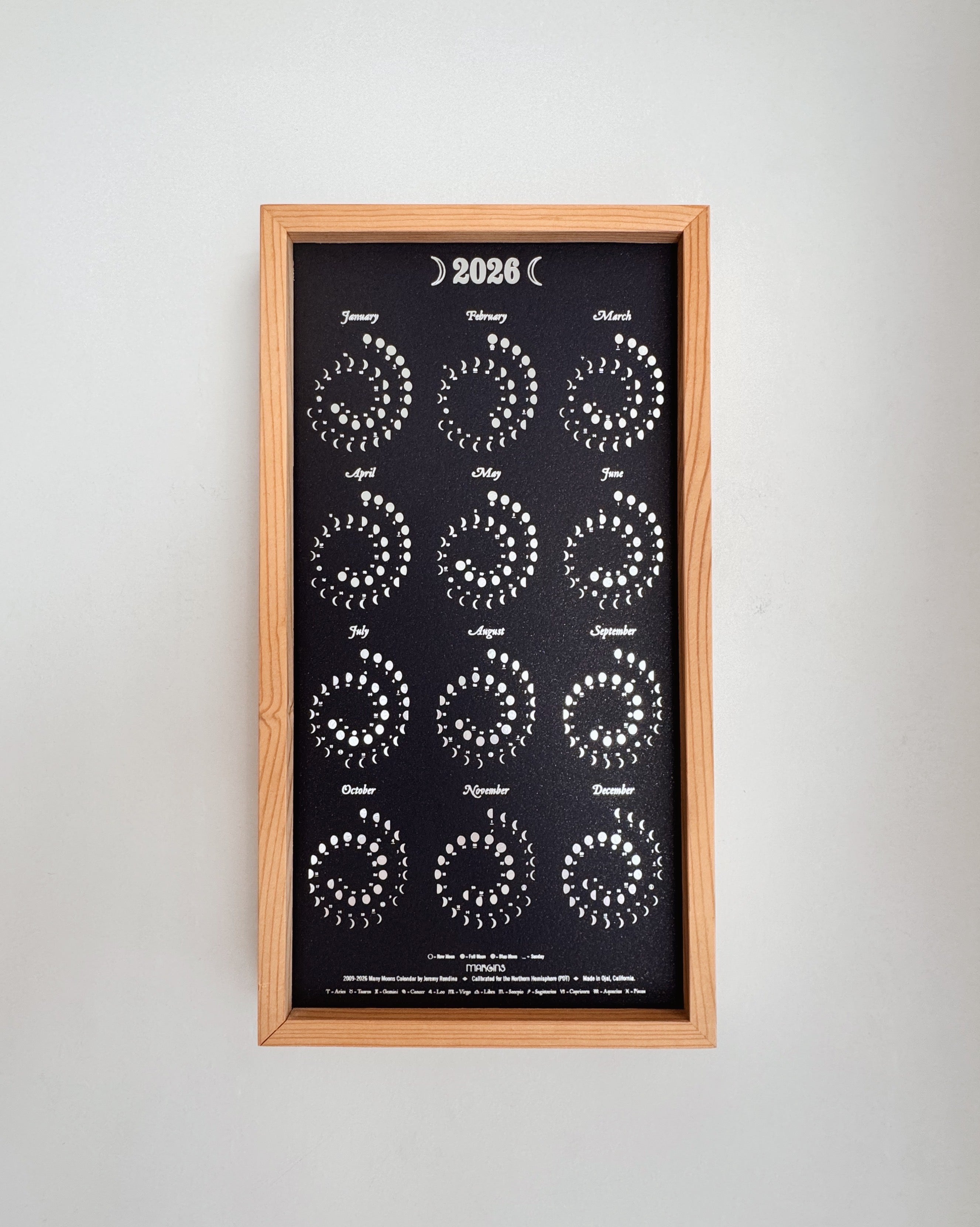 2026 Moon Calendar - Small – Fieldstudy